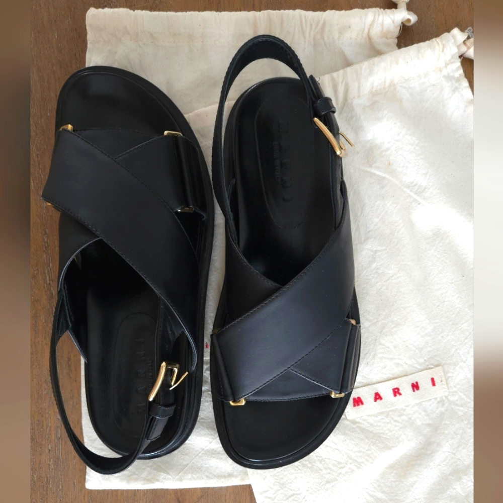 MARNI Fussbett Sandals 39